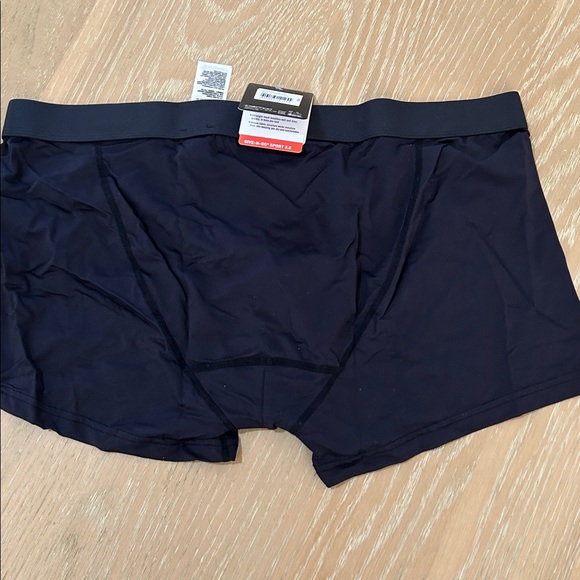 ExOfficio Men's Give-N-Go Sport 2.0 Boxer Brief 3", Black/Black, XL, NWT - Picture 3 of 7